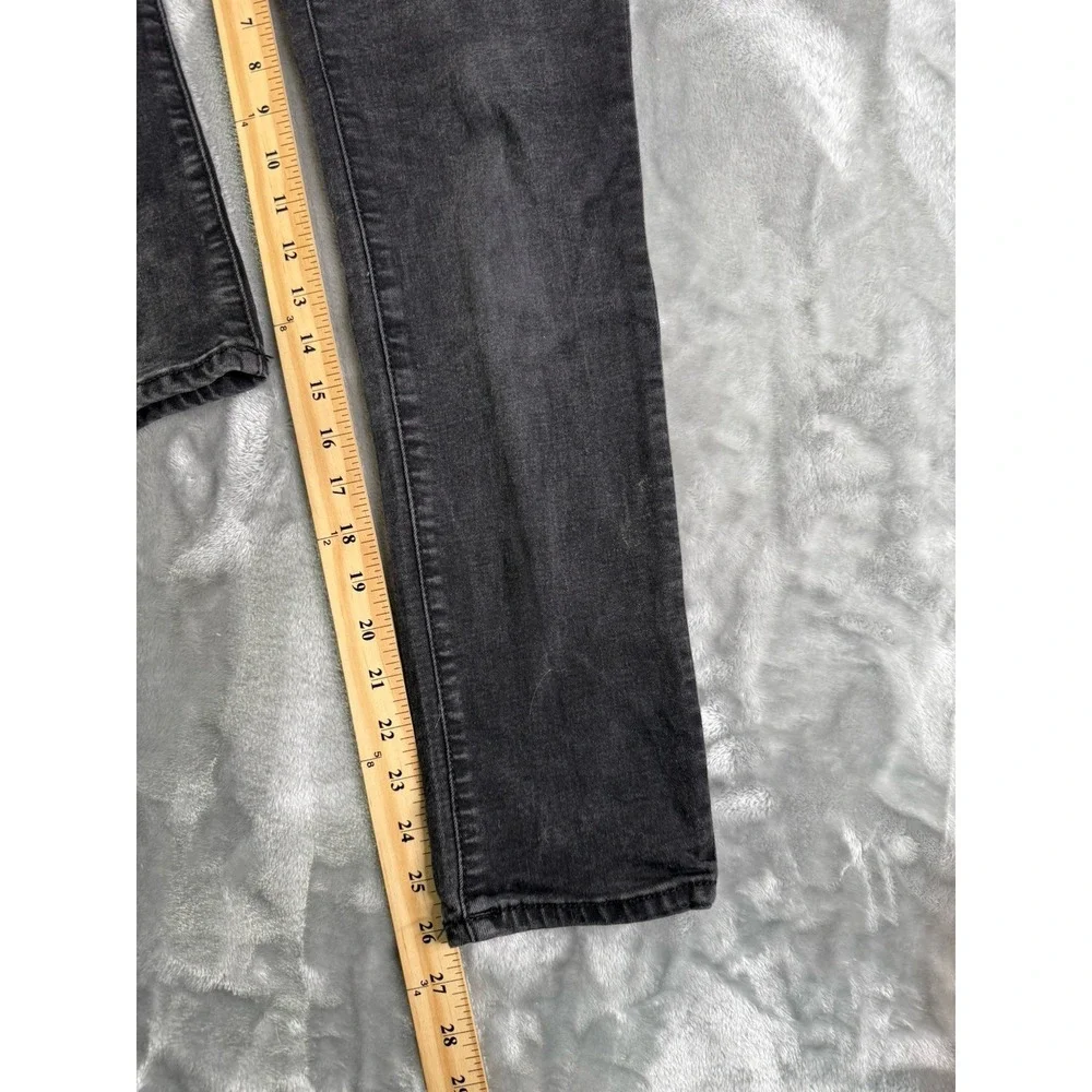 True Religion Rocco Relaxed Skinny Mens Jeans Size 26x26 Black Denim